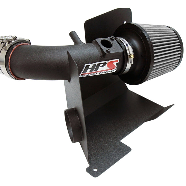 HPS Performance Shortram Air Intake Kit (Black) - Honda Civic Si 2.4L (2012-2015) Includes Heat Shield