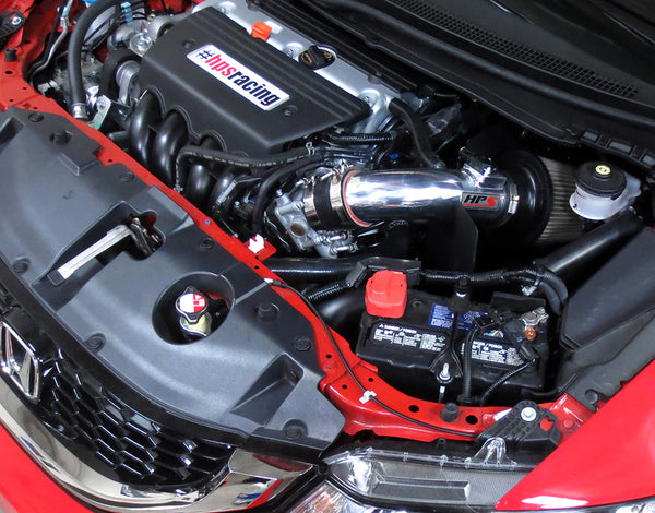 HPS Performance Shortram Cold Air Intake Kit Installed Honda 2012-2015 Civic Si 2.4L 827-111