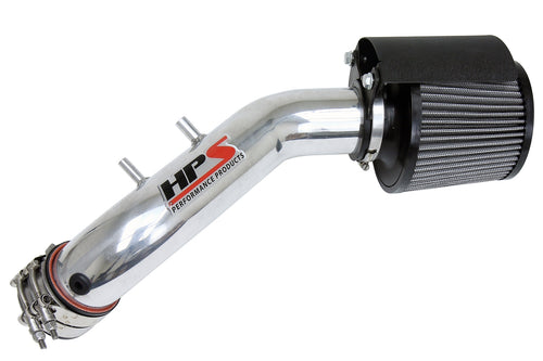 HPS Polish Shortram Cold Air Intake Kit Honda 2003-2006 Accord 2.4L without MAF Sensor 827-122P