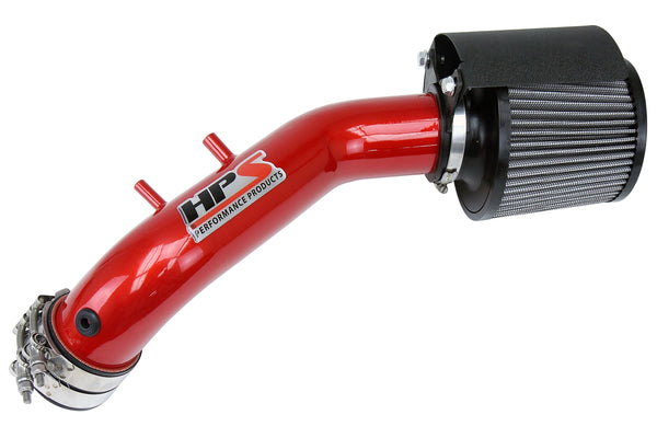 HPS Performance Shortram Air Intake Kit (Red) - Acura TSX 2.4L (2004-2008) Includes Heat Shield