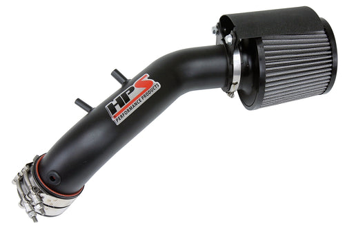HPS Performance Shortram Air Intake Kit (Black) - Acura TSX 2.4L (2004-2008) Includes Heat Shield