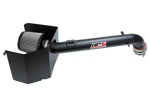 HPS Performance Shortram Air Intake Kit (Black) - Toyota Tacoma 2.7L 4CyL (2005-2020) Includes Heat Shield