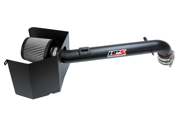 HPS Performance Shortram Air Intake Kit (Black) - Toyota Tacoma 2.7L 4CyL (2005-2020) Includes Heat Shield