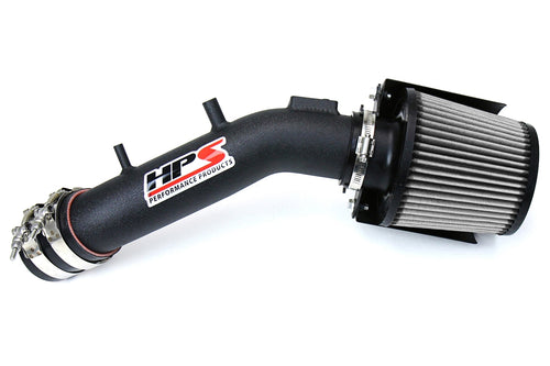HPS Performance Shortram Air Intake Kit (Black) - Honda Accord 2.4L with MAF Sensor SULEV (2003-2007) Includes Heat Shield