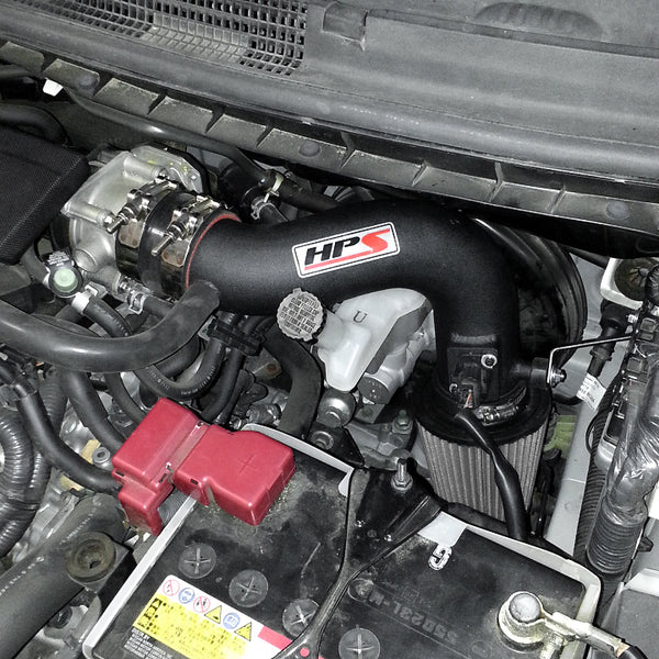 HPS Performance Shortram Cold Air Intake Kit Installed Nissan 2009-2014 Cube 1.8L 827-186