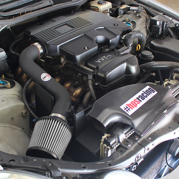HPS Performance Shortram Cold Air Intake Kit Installed Lexus 2001-2005 GS300 3.0L 827-260