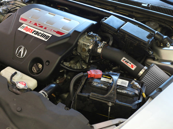 HPS Performance Shortram Cold Air Intake Kit Installed Honda 2003-2007 Accord 3.0L V6 827-275