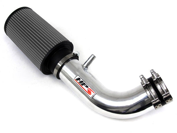 HPS Polish Shortram Cold Air Intake Kit Jeep 2007-2011 Wrangler 3.8L V6 827-300P