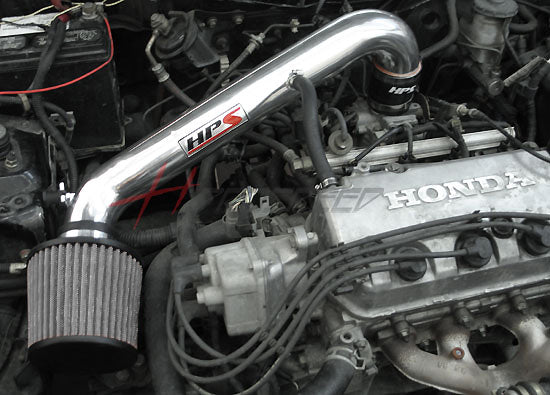 HPS Performance Shortram Cold Air Intake Kit Installed Honda 1996-2000 Civic CX DX LX 827-408