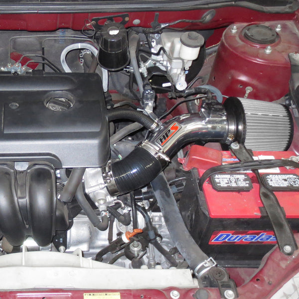 HPS Performance Shortram Cold Air Intake Kit Installed Toyota 2005-2008 Corolla 1.8L 827-500