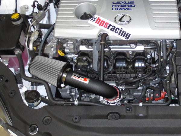 HPS Performance Shortram Cold Air Intake Kit Installed Lexus 2011-2017 CT200h 827-502