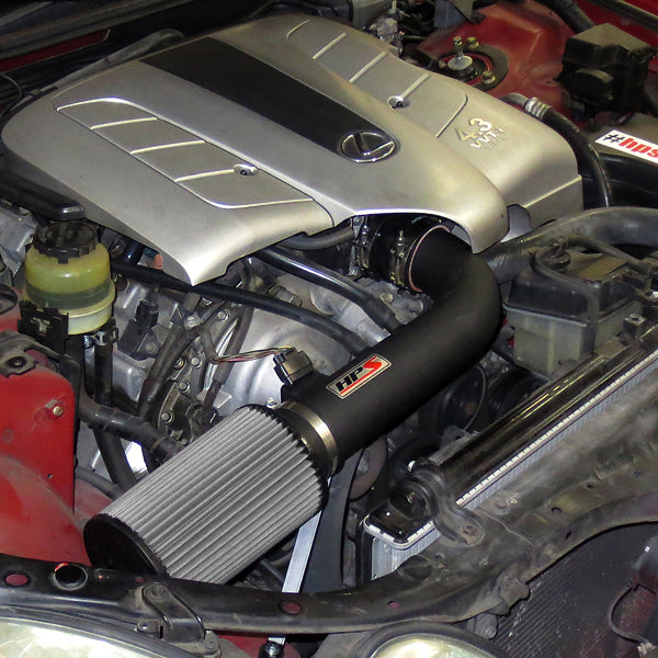 HPS Performance Shortram Cold Air Intake Kit Installed Lexus 2001-2005 GS430 4.3L V8 827-503