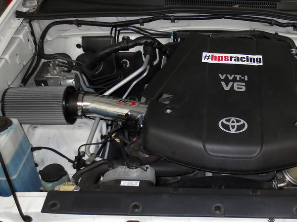 HPS Performance Shortram Cold Air Intake Kit Installed Toyota 2007-2009 FJ Cruiser 4.0L V6 827-506