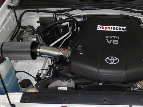 HPS Performance Shortram Cold Air Intake Kit Installed Toyota 2007-2009 FJ Cruiser 4.0L V6 827-506
