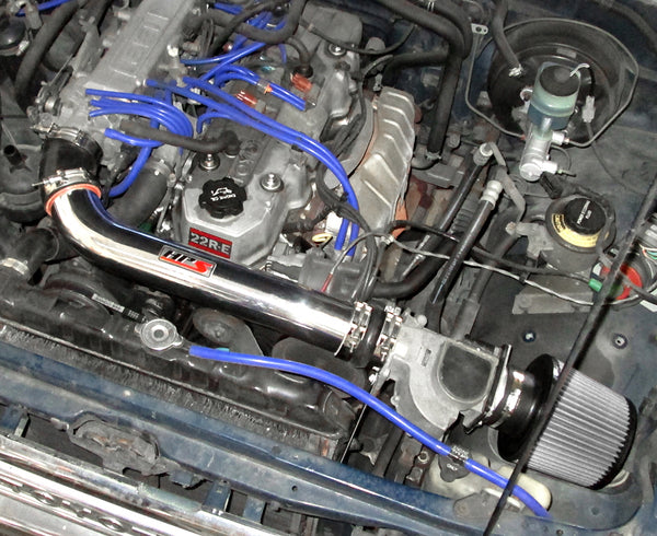 HPS Performance Shortram Cold Air Intake Kit Installed Toyota 1989-1995 Pickup 22RE 2.4L 827-514