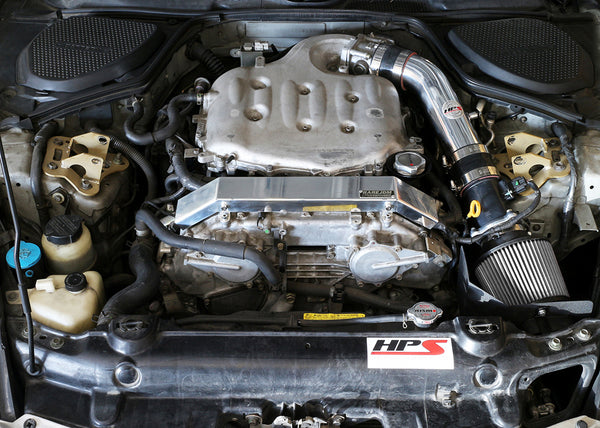 HPS Performance Shortram Cold Air Intake Kit Installed Nissan 2003-2006 350Z 3.5L V6 827-520