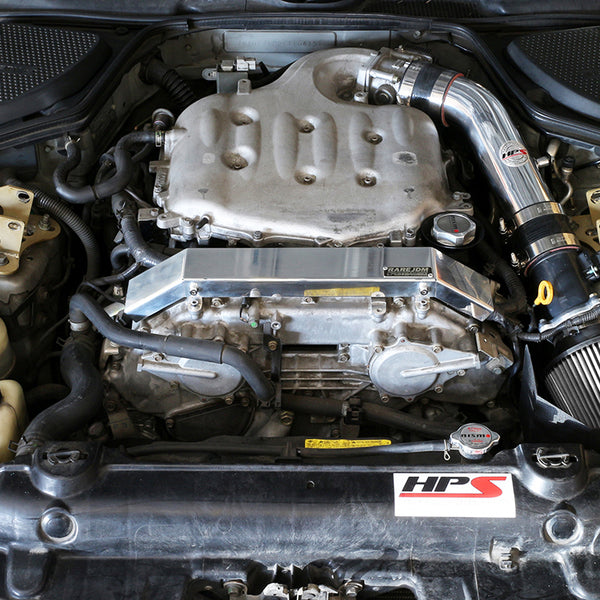 HPS Performance Shortram Cold Air Intake Kit Installed Nissan 2003-2006 350Z 3.5L V6 827-520