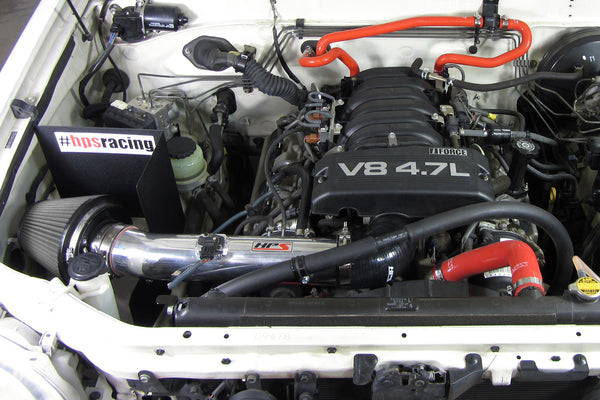 HPS Performance Shortram Cold Air Intake Kit Installed Toyota 2005-2007 Sequoia 4.7L V8 827-523