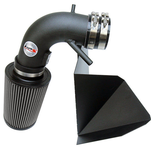 HPS Performance Shortram Air Intake Kit (Black) - Hyundai Genesis Coupe 3.8L V6 (2013-2015) Includes Heat Shield
