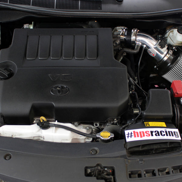 HPS Performance Shortram Cold Air Intake Kit Installed Toyota 2009-2016 Venza 3.5L V6 827-534