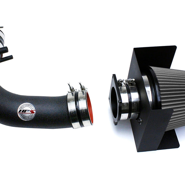 HPS Performance Shortram Air Intake Kit (Black) - Ford F250 4.6L 5.4L V8 (1997-1999) Includes Heat Shield