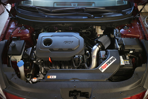 HPS Performance Shortram Cold Air Intake Kit Installed Kia 2016-2018 Optima 2.4L Non Turbo 827-549