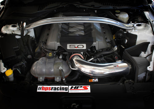 HPS Performance Shortram Cold Air Intake Kit Installed Ford 2015-2017 Mustang GT V8 5.0L 827-556