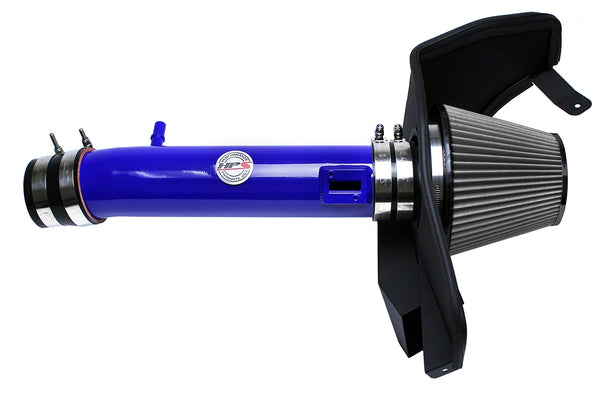 HPS Blue Shortram Cold Air Intake Kit Ford 2011-2014 Mustang 3.7L V6 827-561BL