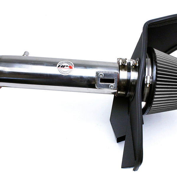HPS Performance Shortram Air Intake Kit (Polish) - Ford Mustang 3.7L V6 (2011-2014) Includes Heat Shield