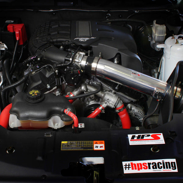 HPS Performance Shortram Cold Air Intake Kit Installed Ford 2011-2014 Mustang 3.7L V6 827-561
