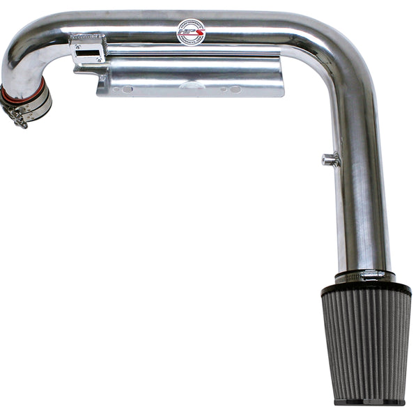 HPS Performance Shortram Air Intake Kit (Polish) - Volkswagen EOS 2.0T Turbo FSI Auto Trans. (2006-2008) Includes Heat Shield