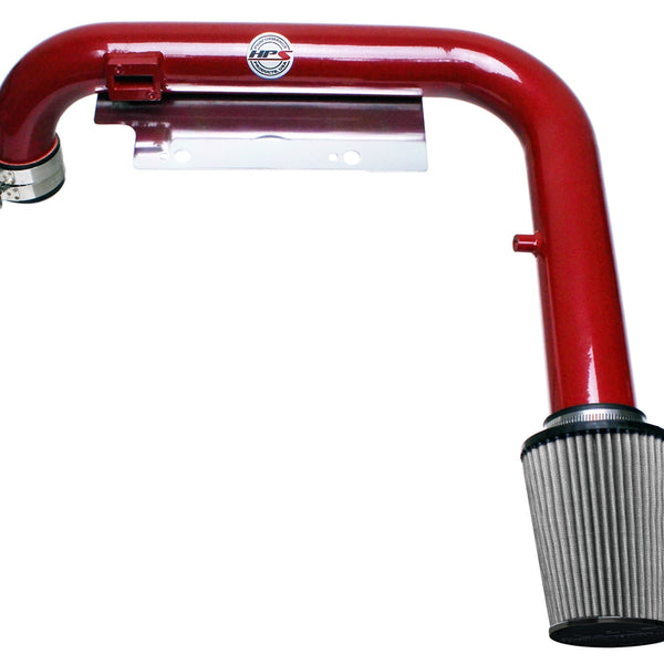 HPS Performance Shortram Air Intake Kit (Red) - Volkswagen EOS 2.0T Turbo FSI Auto Trans. (2006-2008) Includes Heat Shield