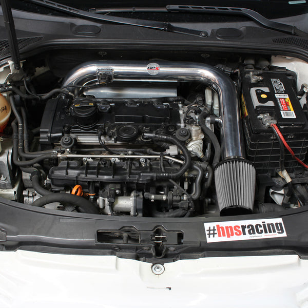 HPS Performance Shortram Cold Air Intake Kit Installed Volkswagen 2006-2008 Passat 2.0T Turbo FSI Auto Trans. 827-564