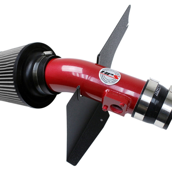 HPS Performance Shortram Air Intake Kit (Red) - Subaru WRX STI 2.5L Turbo (2008-2014) Includes Heat Shield