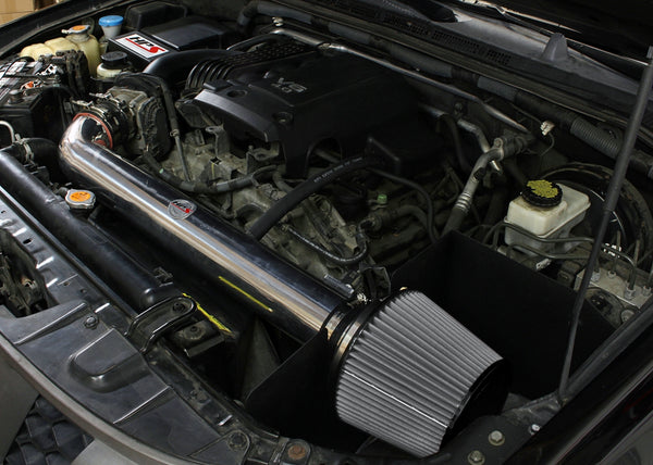 HPS Performance Shortram Cold Air Intake Kit Installed Nissan 2005-2015 Xterra 4.0L V6 827-567
