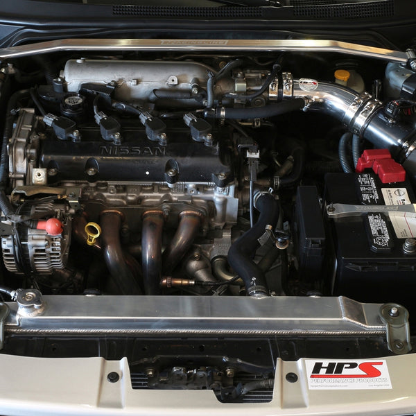 HPS Performance Shortram Cold Air Intake Kit Installed Nissan 2002-2006 Altima 2.5L 4Cyl 827-570