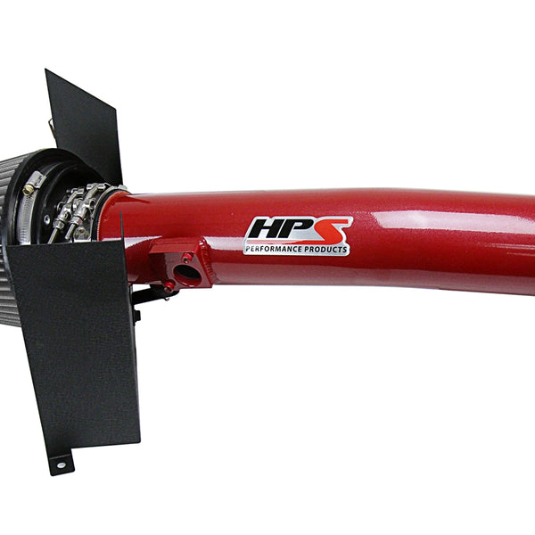 HPS Performance Shortram Air Intake Kit (Red) - Toyota FJ Cruiser 4.0L V6 (2010-2014) Includes Heat Shield
