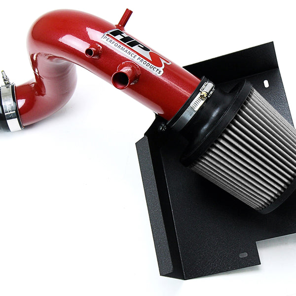 HPS Performance Shortram Air Intake Kit (Red) - Kia Optima 2.0L Turbo (2011-2015) Includes Heat Shield