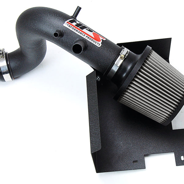 HPS Performance Shortram Air Intake Kit (Black) - Kia Optima 2.0L Turbo (2011-2015) Includes Heat Shield