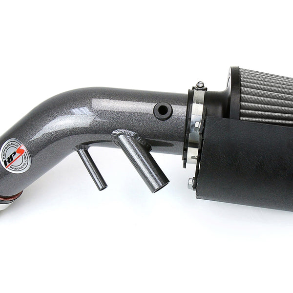 HPS Performance Shortram Air Intake Kit (Gunmetal) - Kia Optima LX 1.6L Turbo (2016-2017) Includes Heat Shield