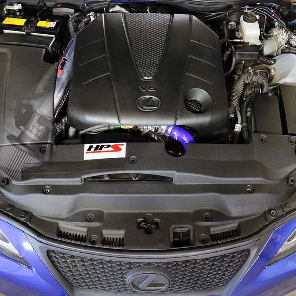 HPS Performance Shortram Cold Air Intake Kit Installed Lexus 2006-2013 IS350 3.5L V6 827-597