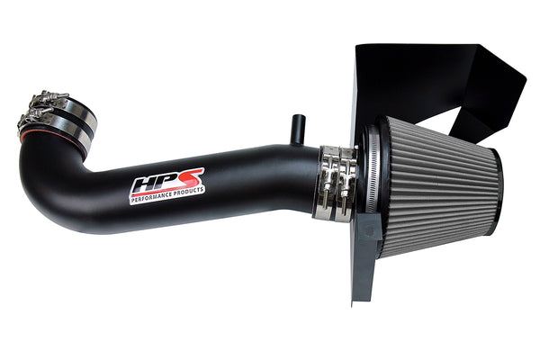 HPS Black Shortram Cold Air Intake Kit Dodge 2011-2017 Charger 5.7L V8 except Shaker Hood 827-600WB