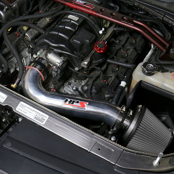 HPS Performance Shortram Cold Air Intake Kit Installed Dodge 2011-2017 Charger 5.7L V8 except Shaker Hood 827-600