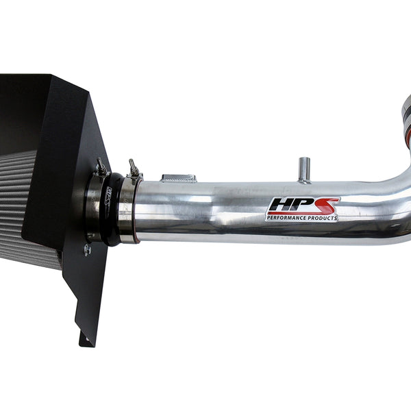 HPS Performance Shortram Air Intake Kit (Polish) - Chevy Tahoe 5.3L V8 (2015-2018) Includes Heat Shield