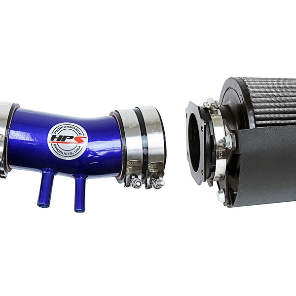 HPS Performance Shortram Air Intake Kit (Blue) - Nissan Frontier 3.3L V6 Non Supercharged (1999-2004) Includes Heat Shield