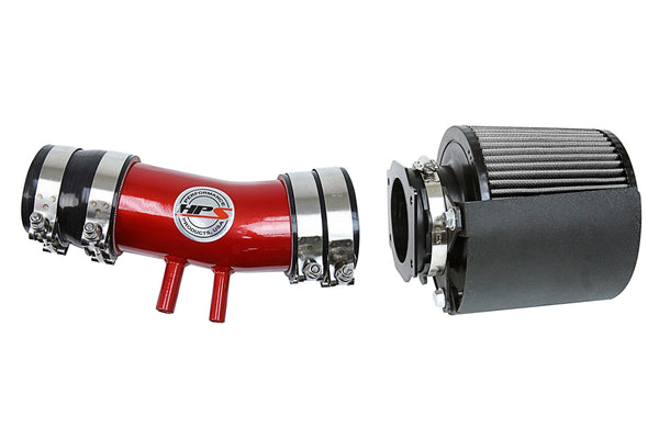 HPS Performance Shortram Air Intake Kit (Red) - Nissan Frontier 3.3L V6 Non Supercharged (1999-2004) Includes Heat Shield