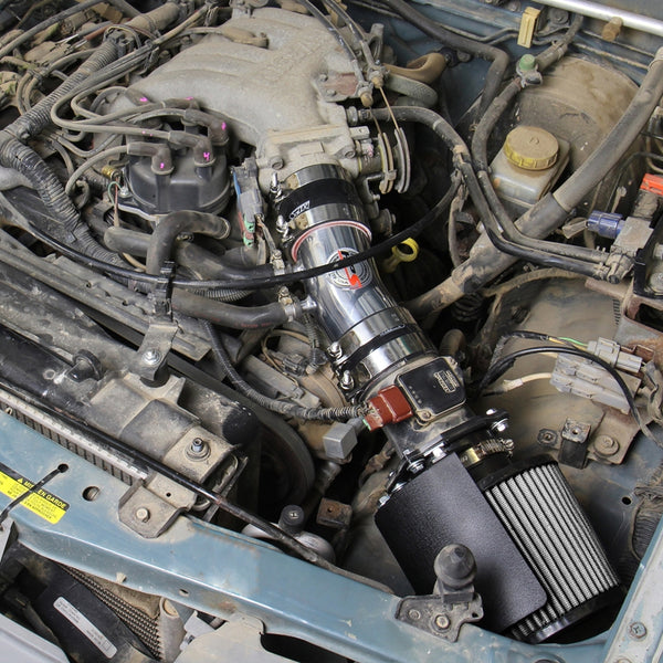 HPS Performance Shortram Cold Air Intake Kit Installed Nissan 2000-2004 Xterra 3.3L V6 Non Supercharged 827-604