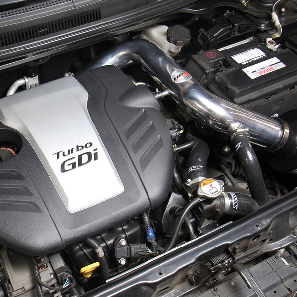 HPS Performance Shortram Cold Air Intake Kit Installed Hyundai 2013-2017 Veloster 1.6L Turbo 827-605