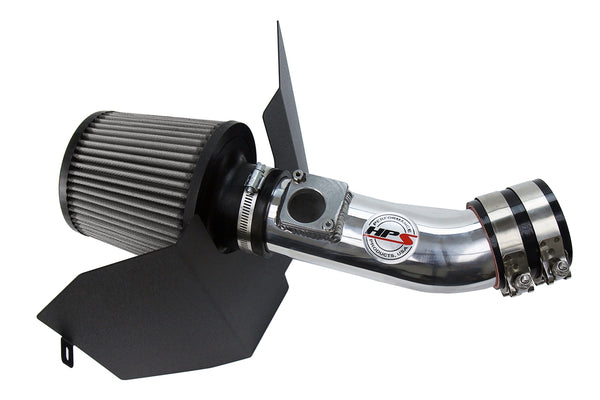 HPS Polish Shortram Cold Air Intake Kit Subaru 2006-2007 WRX 2.5L Turbo 827-606P