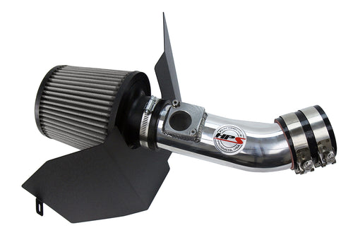 HPS Performance Shortram Air Intake Kit (Polish) - Subaru WRX 2.5L Turbo (2006-2007) Includes Heat Shield